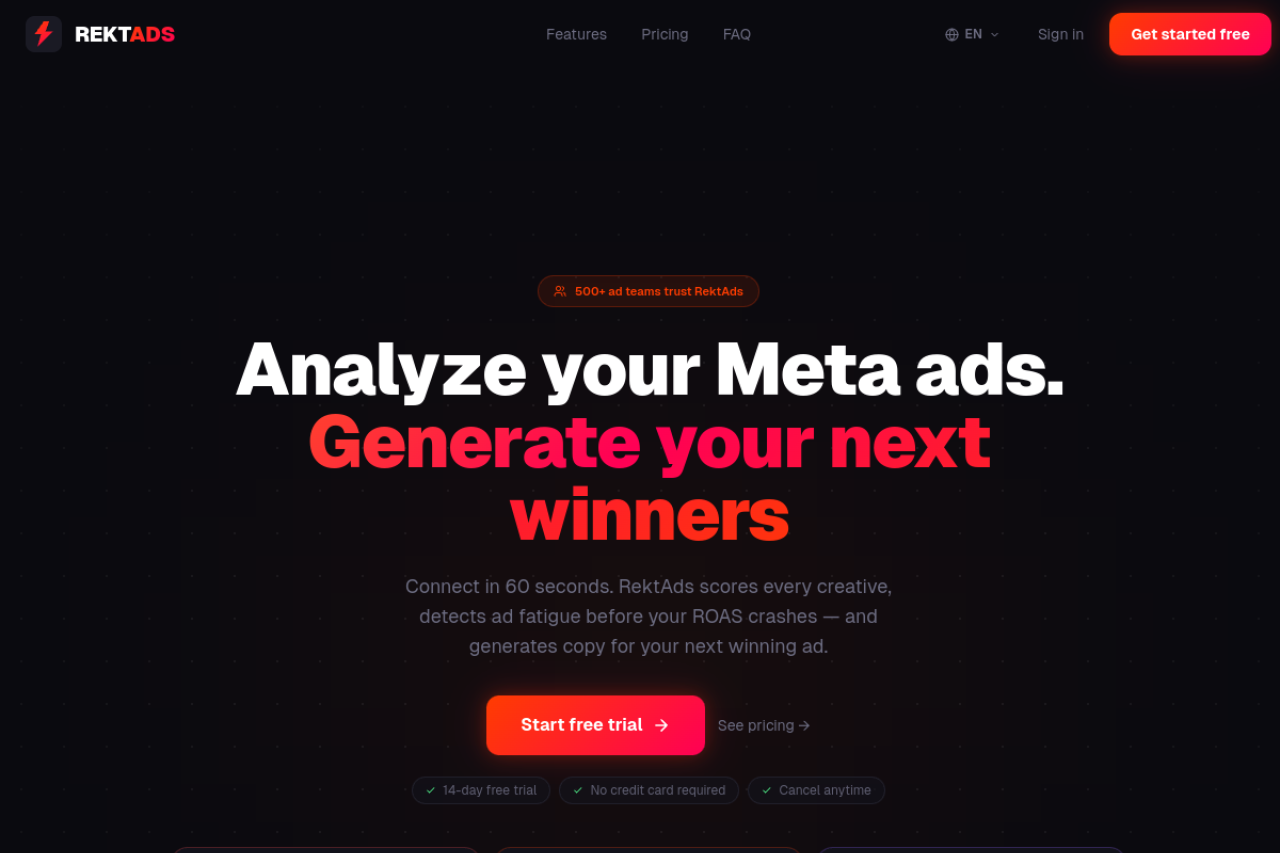 RektAds — preview